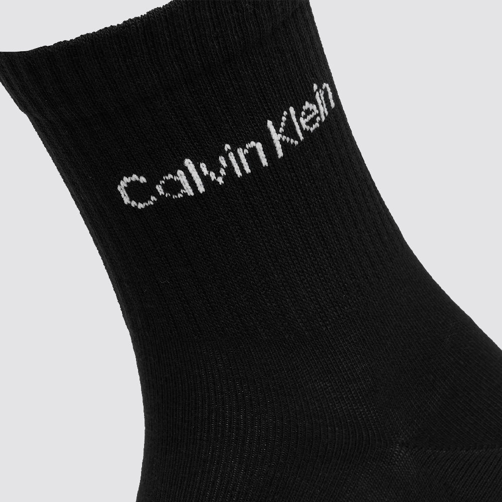 2 paia calze corte sportive con logo donna calvin klein