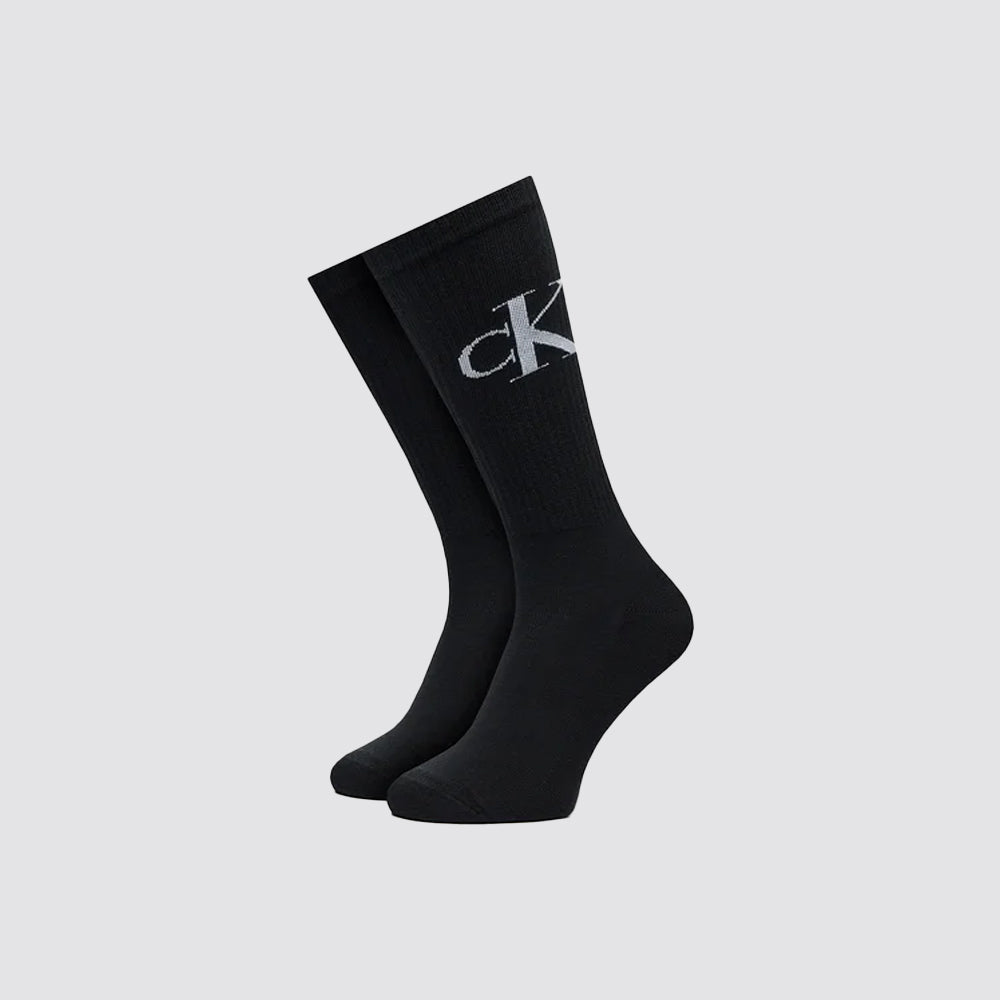 2 paia calze lunghe monogram uomo calvin klein jeans