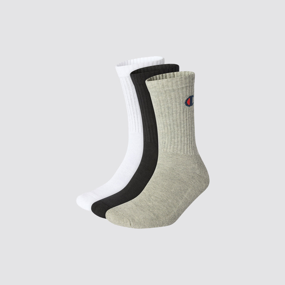 3 pack crew calza spugna unisex champion