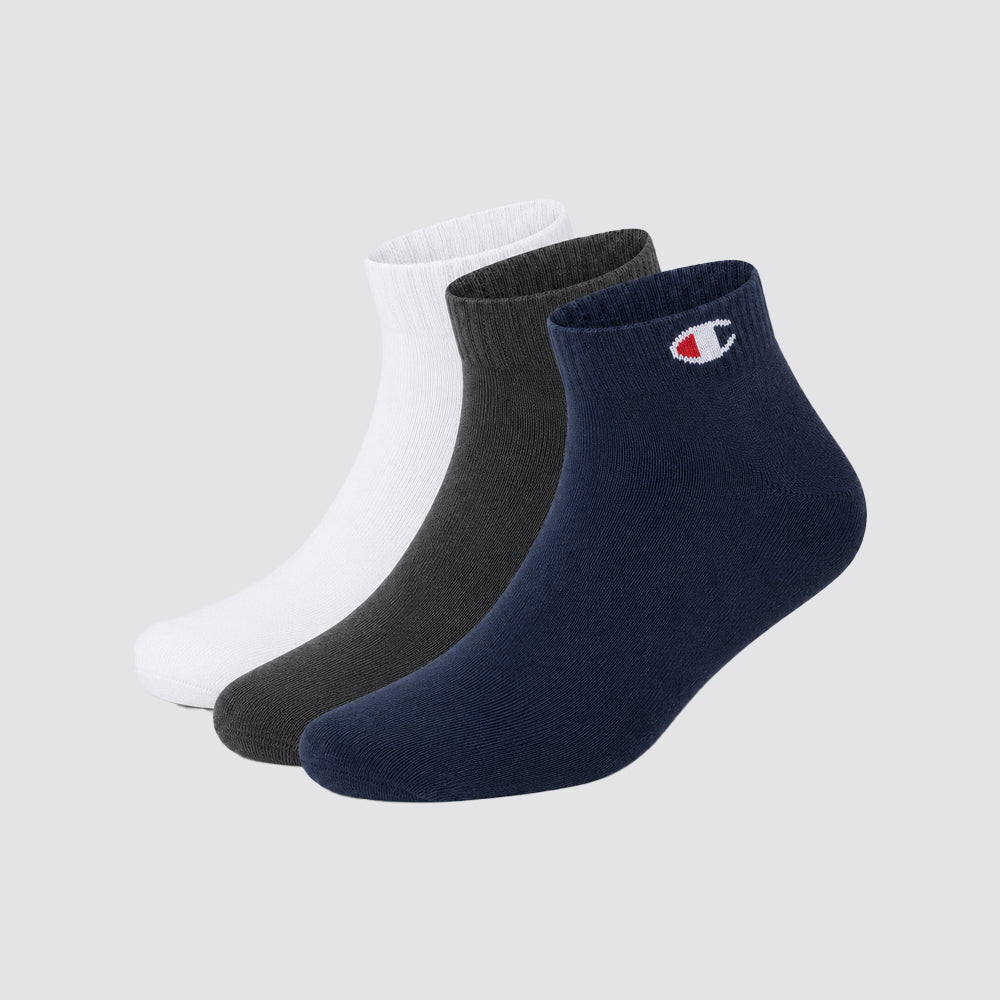 3pack calza quarter champion unisex