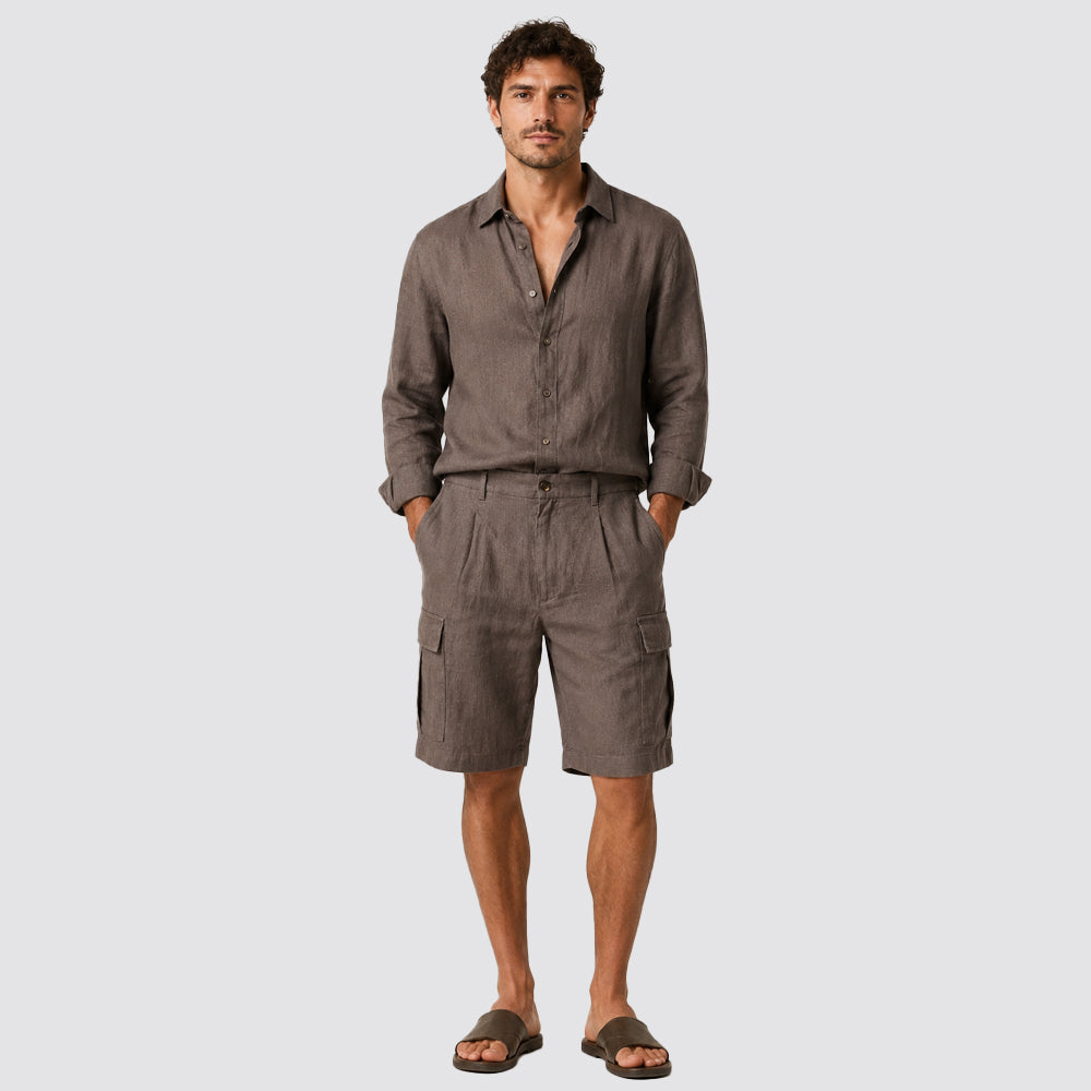 Bermuda uomo cargo con tasche
