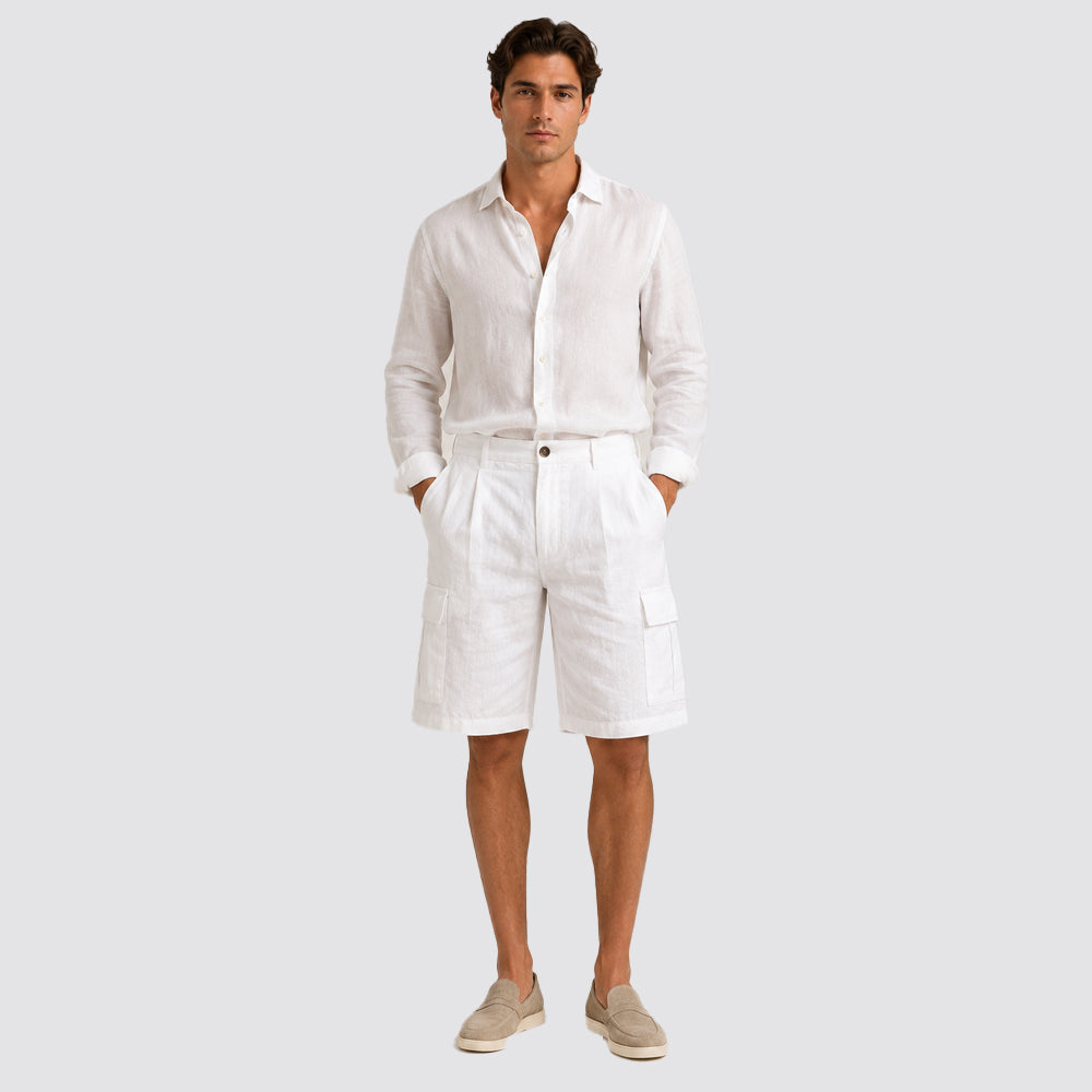 Bermuda uomo cargo con tasche