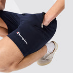 Bermuda uomo champion jersey tasche zip icons
