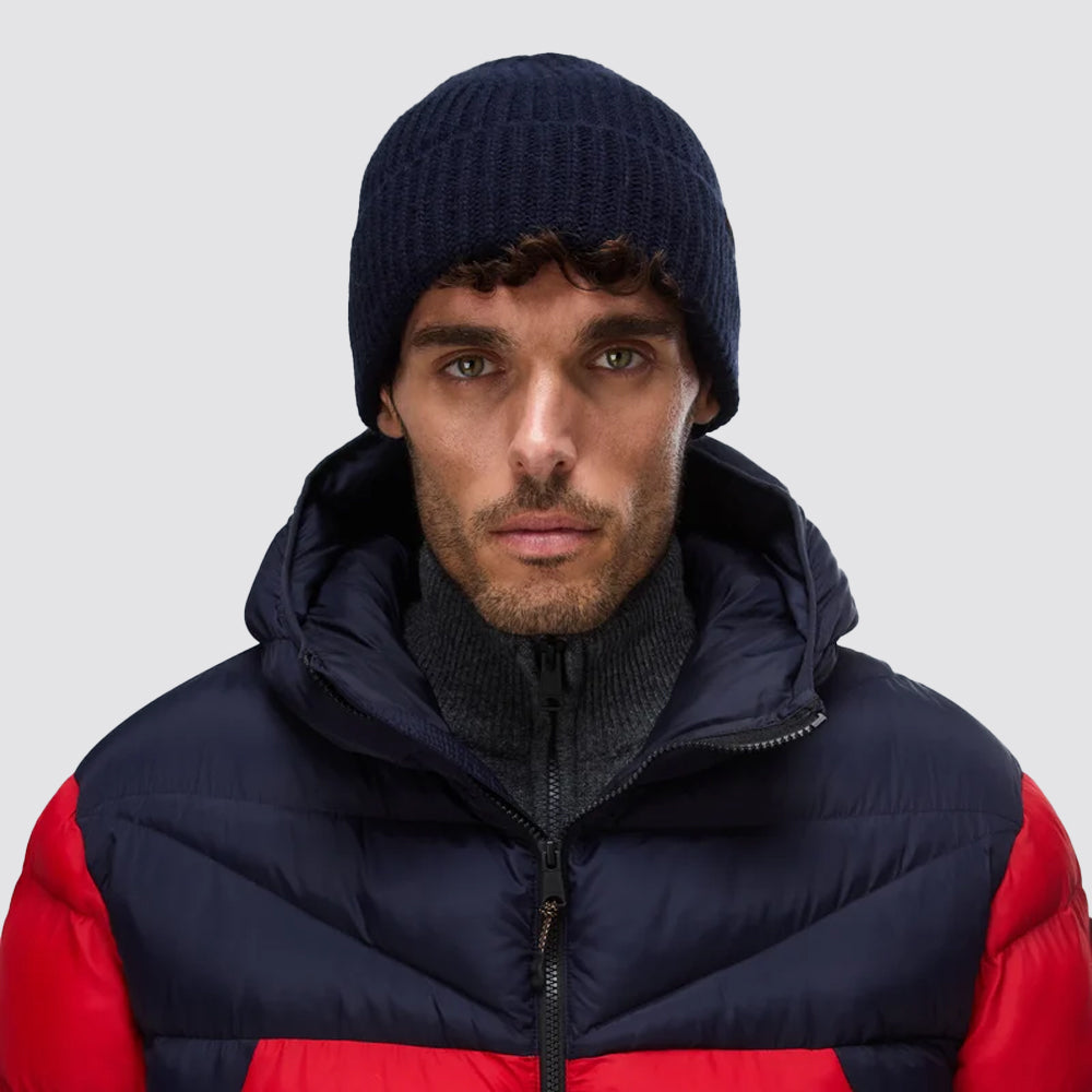 Berretto foli in maglia a coste uomo napapijri
