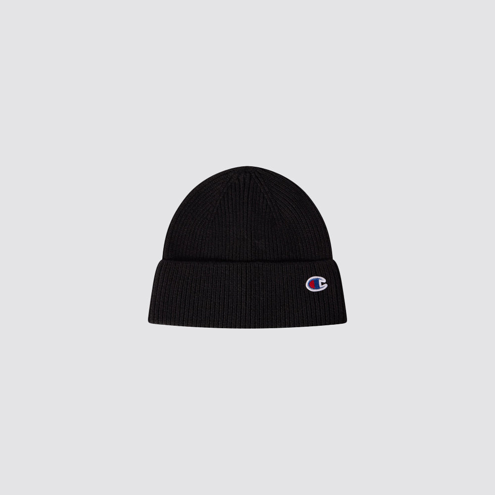 Berretto unisex champion beanie in misto lana logo champion