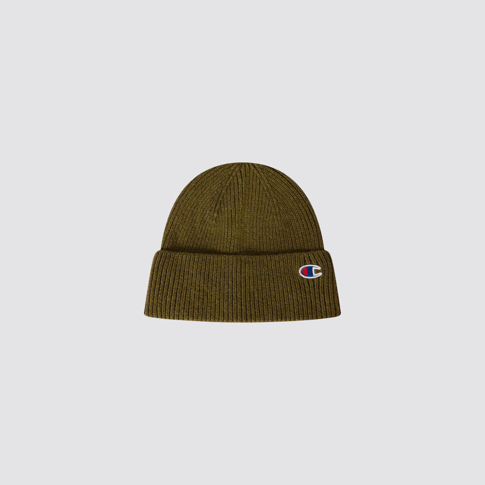 Berretto unisex champion beanie in misto lana logo champion