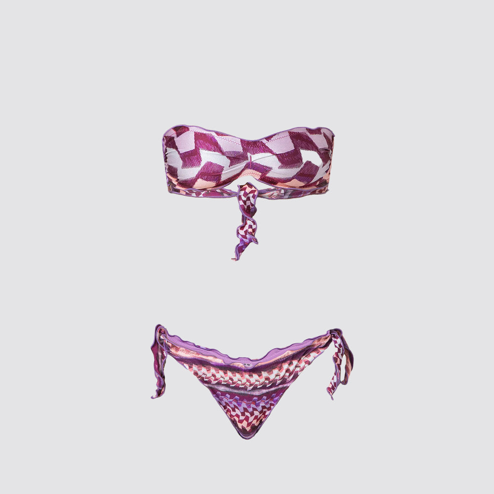 Bikini donna f**k fascia con slip regolabile