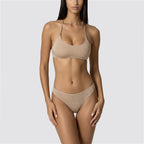 Bikini donna f**k top regolabile con slip culotte fissa
