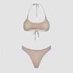 Bikini donna f**k top regolabile con slip culotte fissa