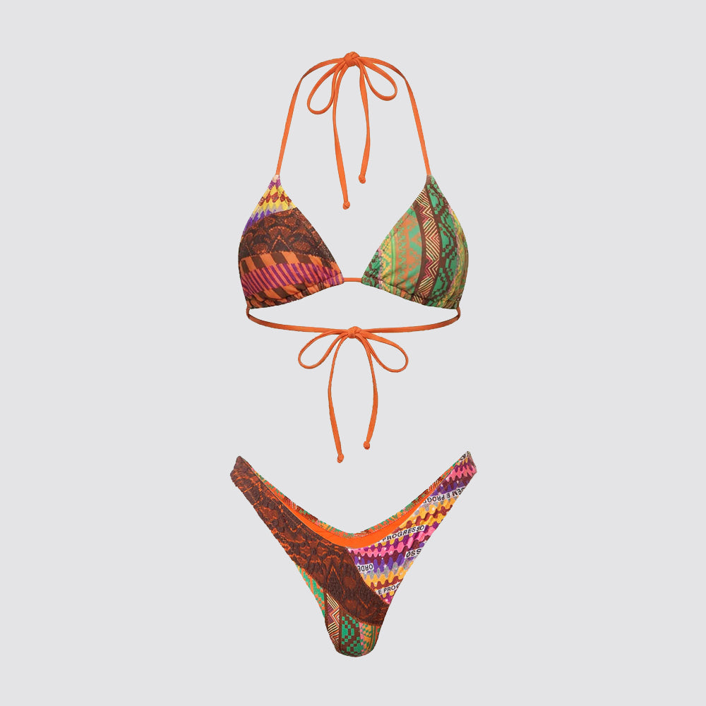 Bikini donna f**k triangolo americano fantasia