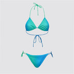 Bikini donna f**k triangolo con slip regolabile fantasia