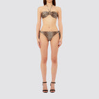 Bikini donna fascia e slip brasiliana animalier