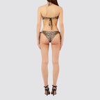 Bikini donna fascia e slip brasiliana animalier