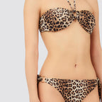 Bikini donna fascia e slip brasiliana animalier