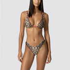 Bikini donna triangolo alto con slip americano