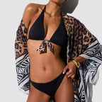 Bikini triangolo donna con slip laccetti