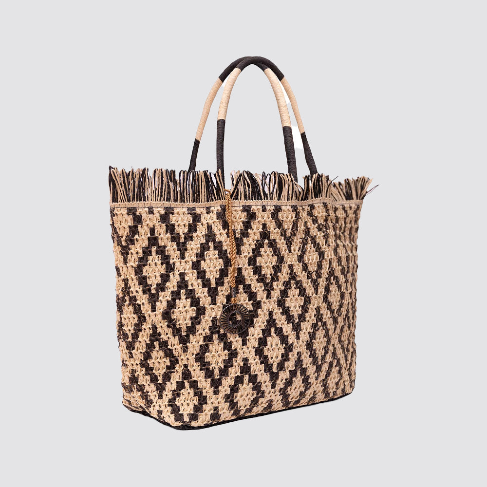 Borsa mare a spalla zinnia
