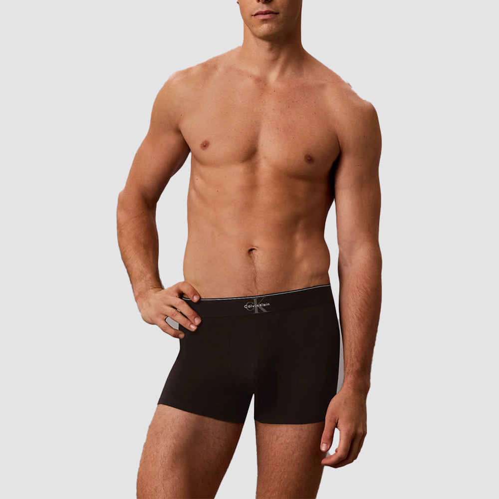 Boxer uomo calvin klein graphic monogram cotton stretch 3 pa