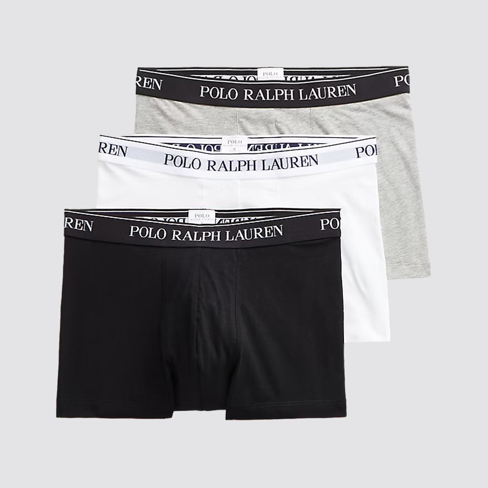 Boxer uomo confezione 3 pezzi elastico logato trunks
