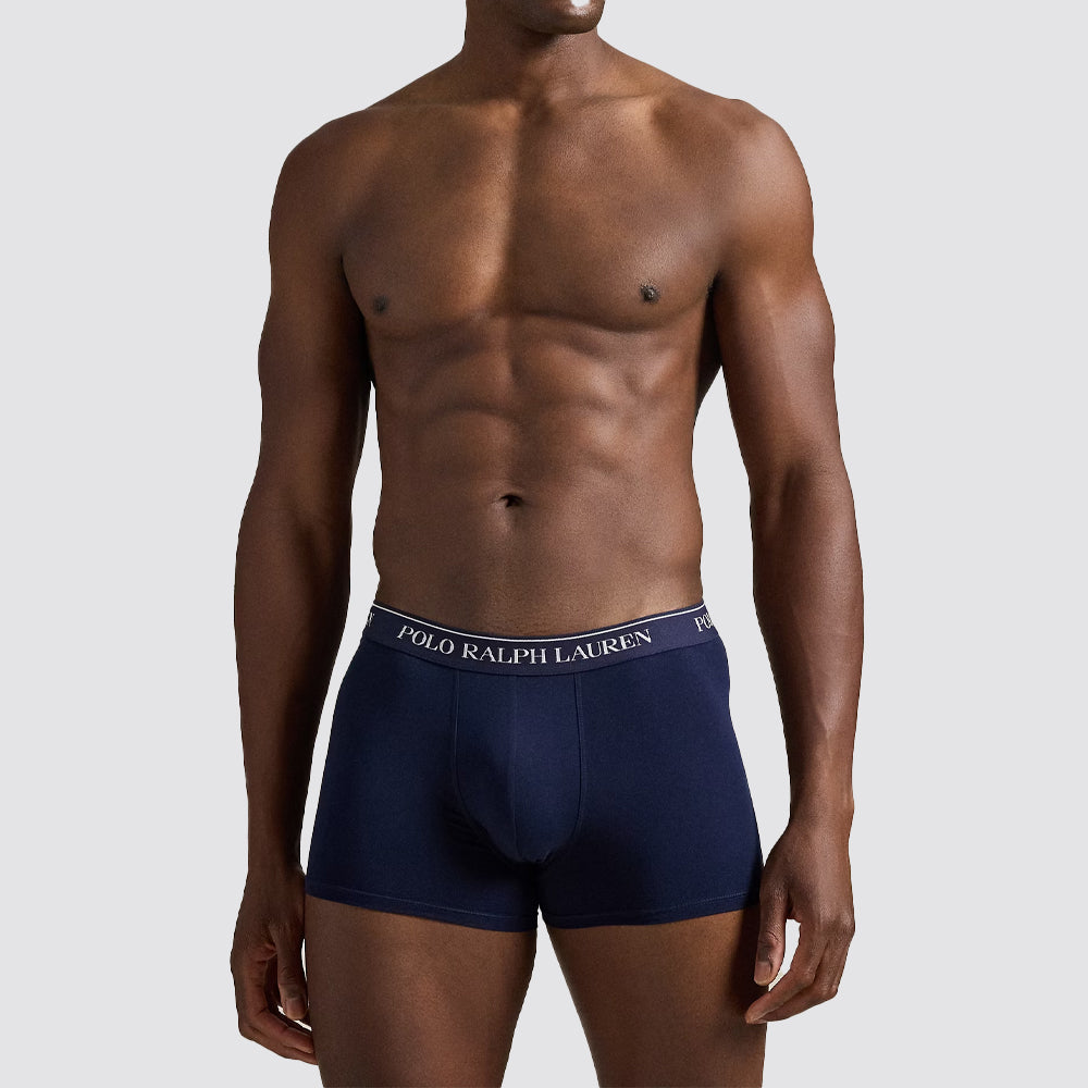 Boxer uomo confezione 3 pezzi elastico logato trunks