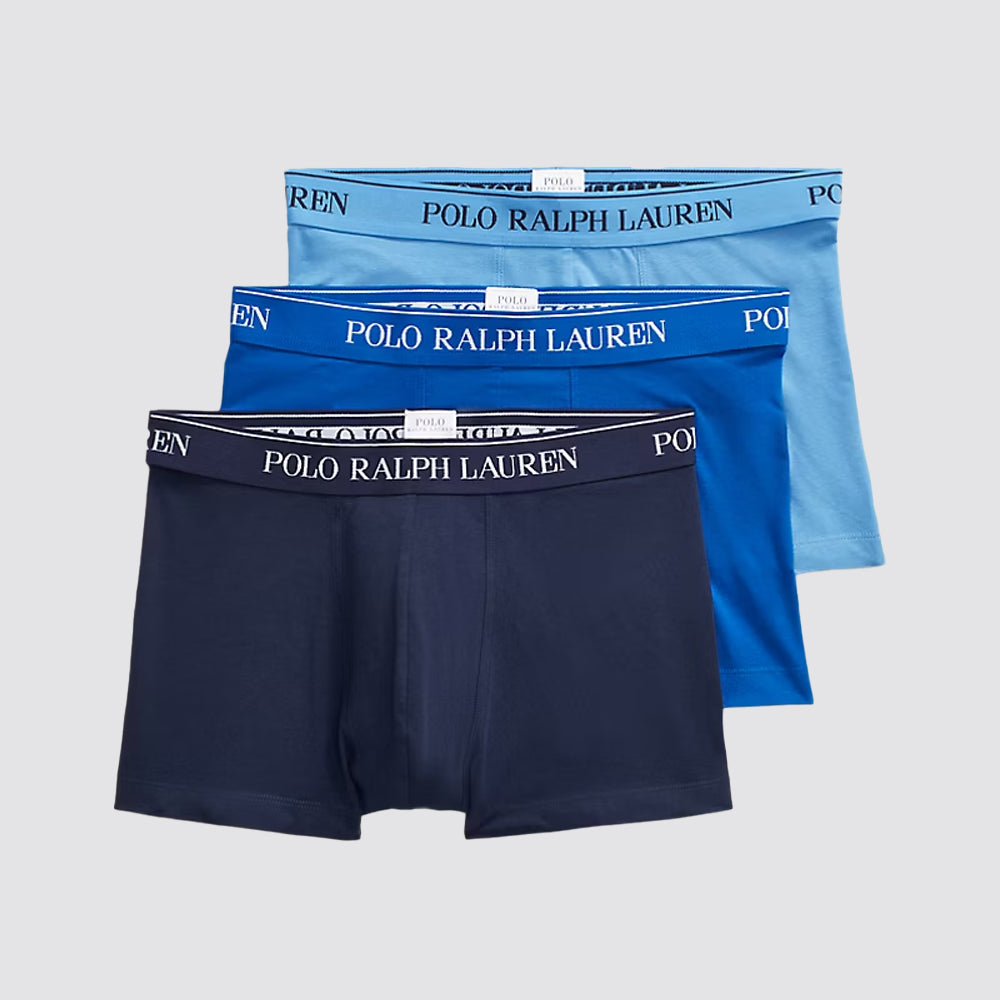 Boxer uomo confezione 3 pezzi elastico logato trunks