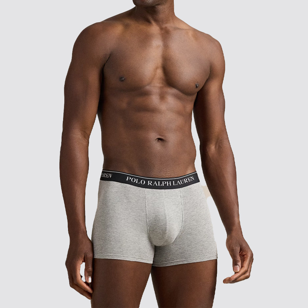 Boxer uomo confezione 3 pezzi elastico logato trunks