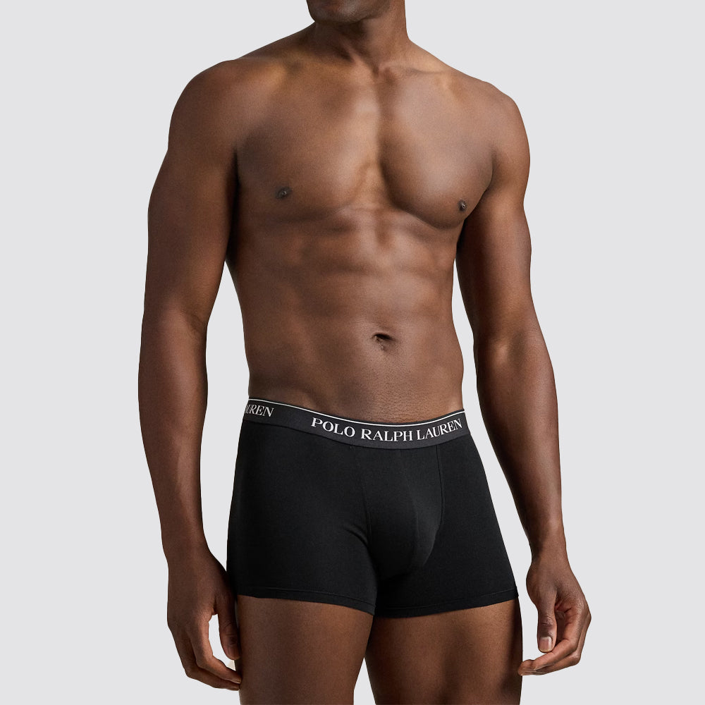Boxer uomo confezione 3 pezzi elastico logato trunks