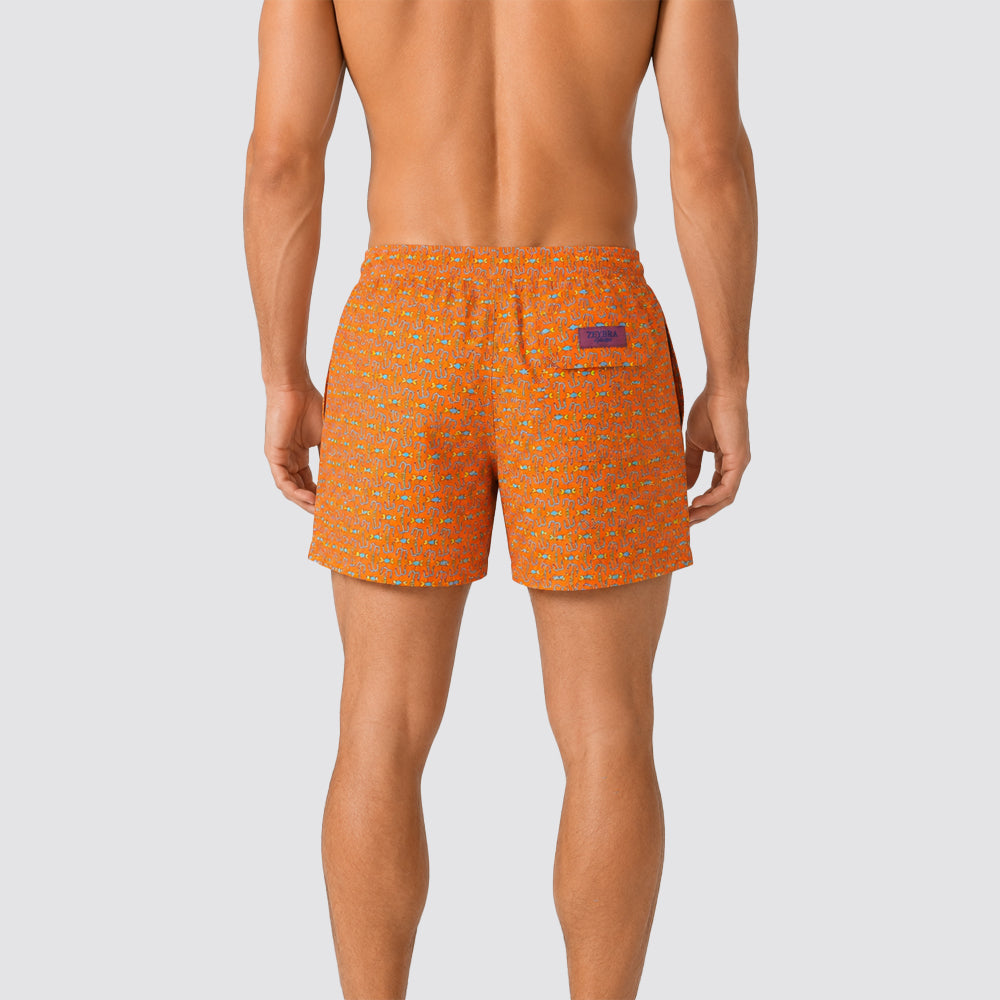Boxer uomo mare pesca