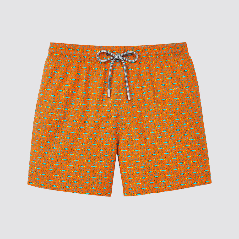 Boxer uomo mare pesca