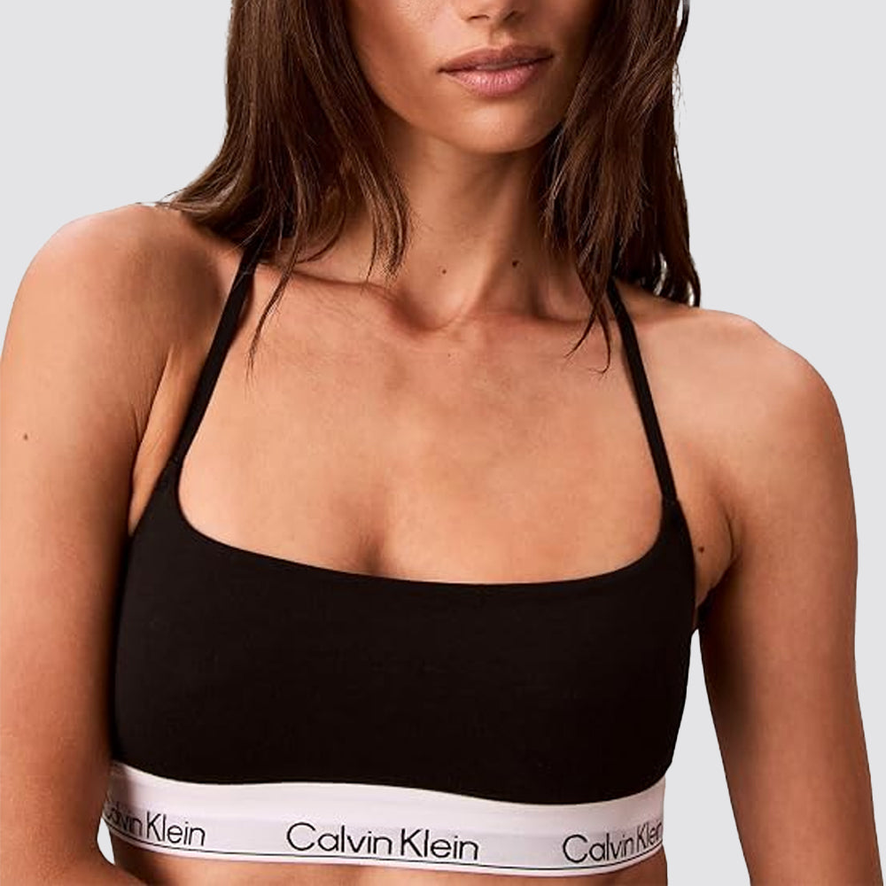 Bralette donna calvin klein icon cotton modal non imbottito