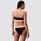 Calvin klein brassiÈre donna a fascia - icon cotton modal