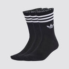Calze unisex 3 paia crew 3 strisce logo