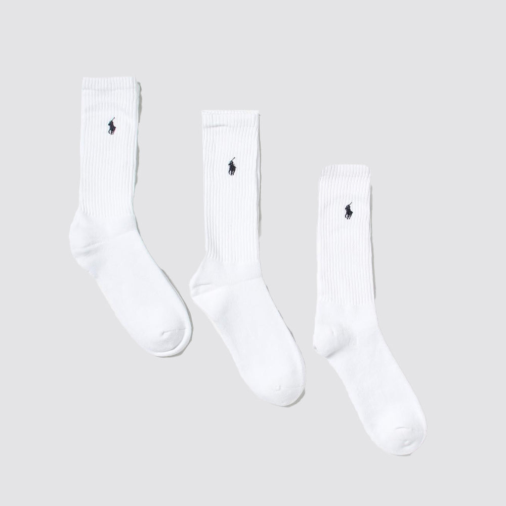 Calze uomo crew 3 paia logo pony