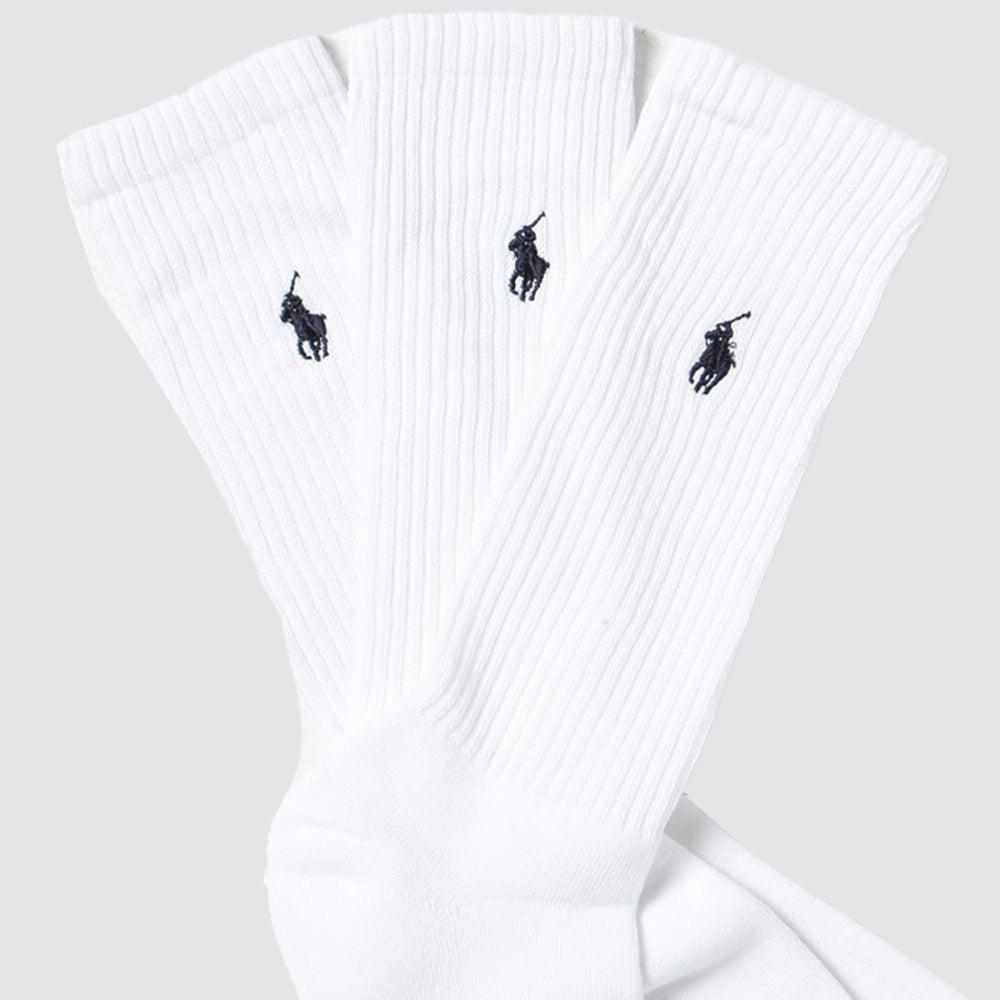 Calze uomo crew 3 paia logo pony