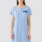 Camicia da notte donna manica corta in jersey di cotone
