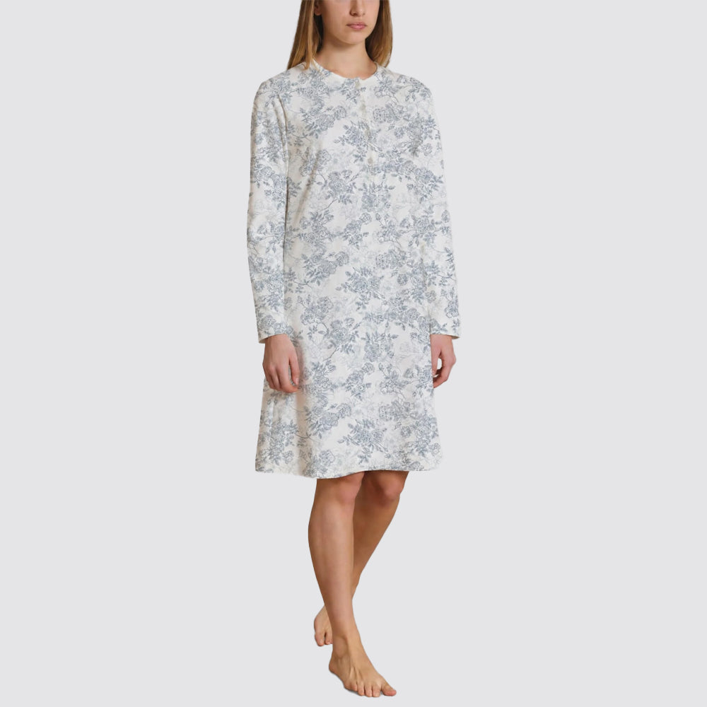 Camicia da notte donna ragno serafino in caldo cotone
