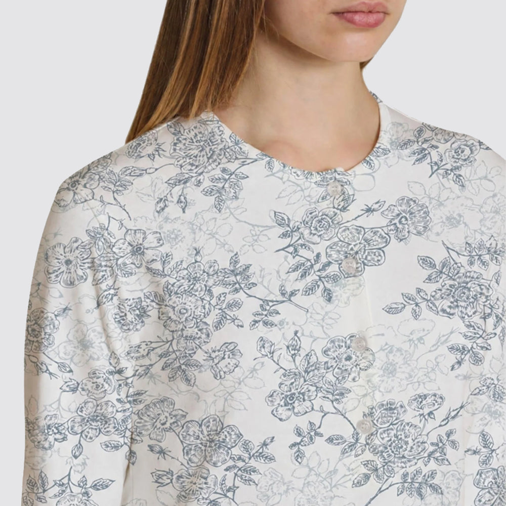 Camicia da notte donna ragno serafino in caldo cotone