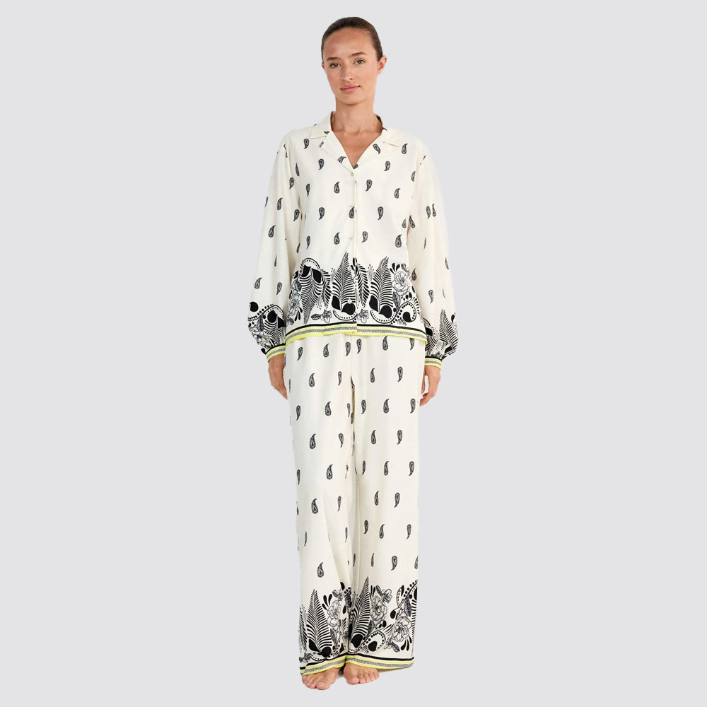 Camicia donna gisela in viscosa fantasia paisley