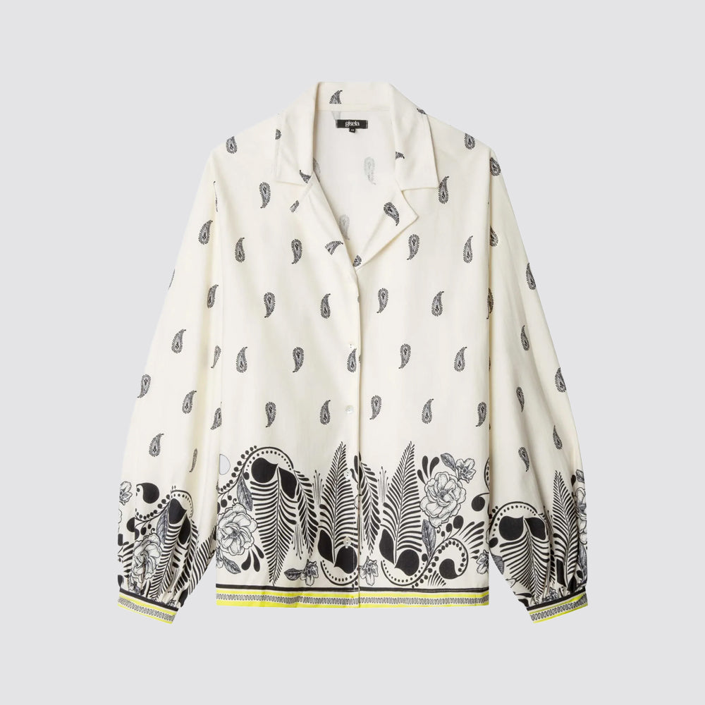 Camicia donna gisela in viscosa fantasia paisley