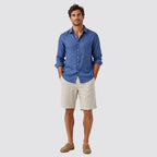 Camicia uomo estiva fantasia mare
