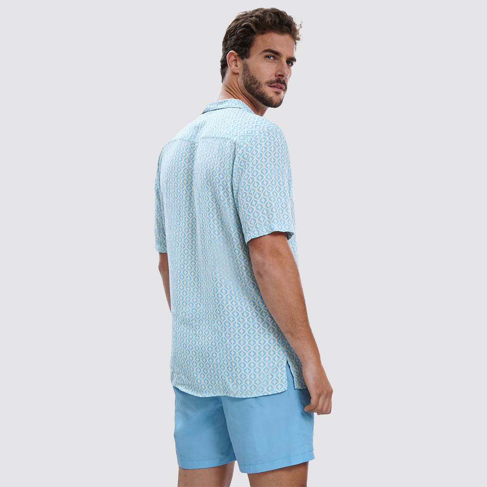Camicia uomo f**k bowling fantasia viscosa