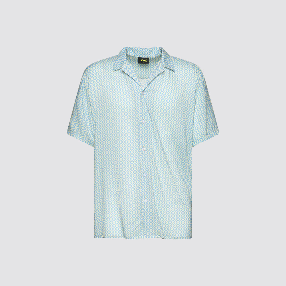 Camicia uomo f**k bowling fantasia viscosa