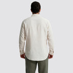 Camicia uomo f**k coreana lino viscosa regular