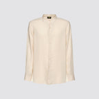 Camicia uomo f**k coreana lino viscosa regular