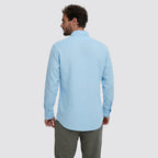 Camicia uomo f**k lino viscosa regular fit