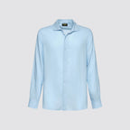 Camicia uomo f**k lino viscosa regular fit