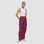 Canotta donna a costine slim fit logo