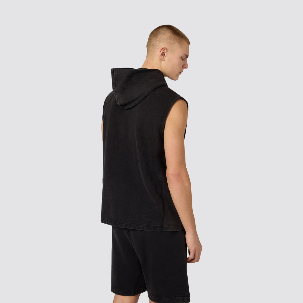 Canotta uomo con cappuccio relax fit