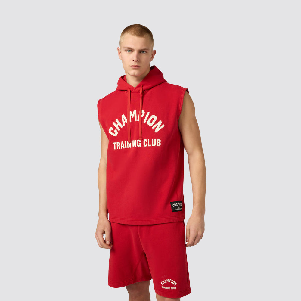 Canotta uomo con cappuccio relax fit