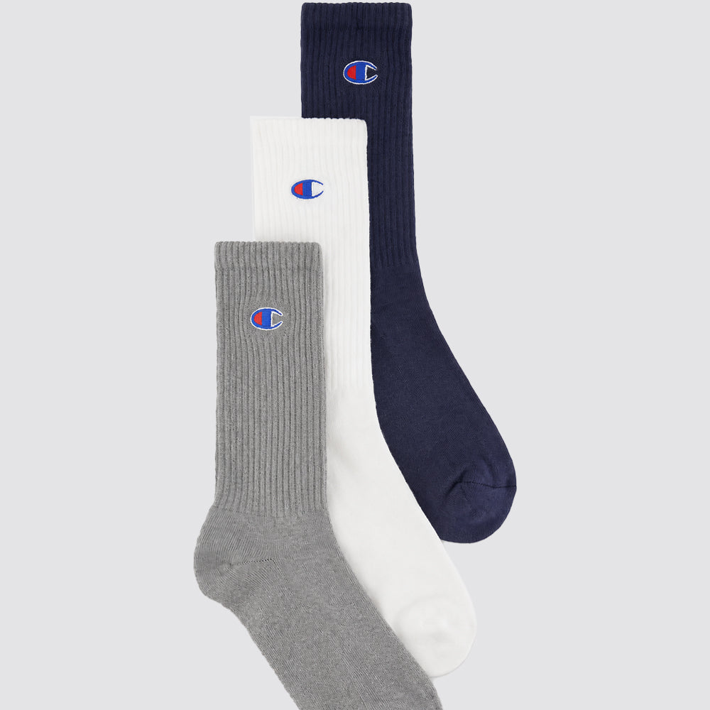 Champion 3ack crew socks calza tennis unisex